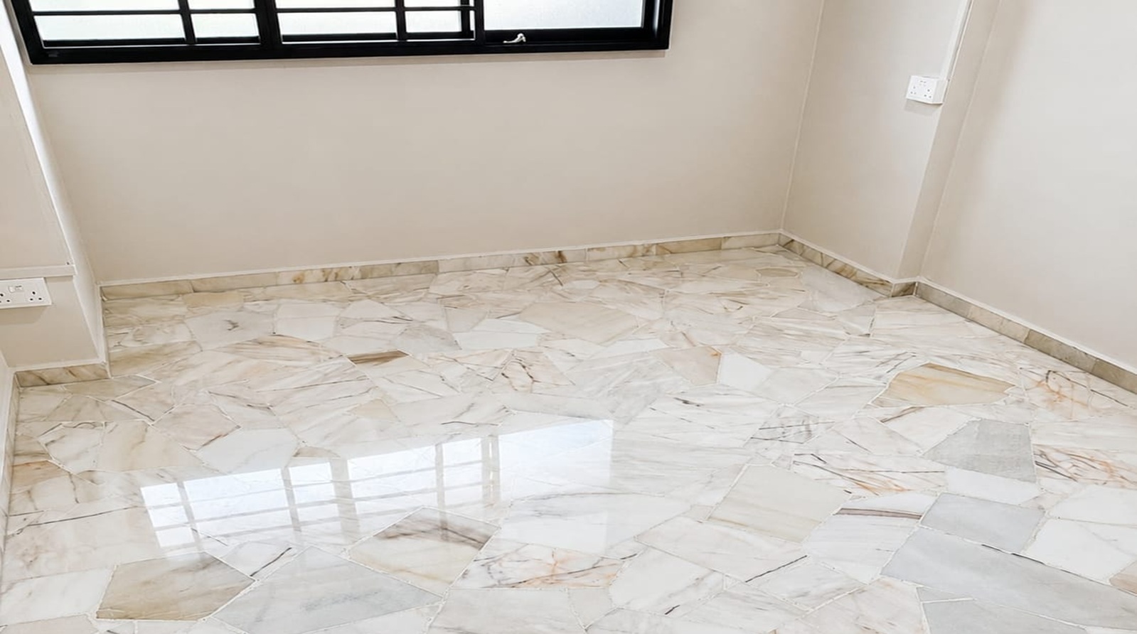 Marble floor polishing project